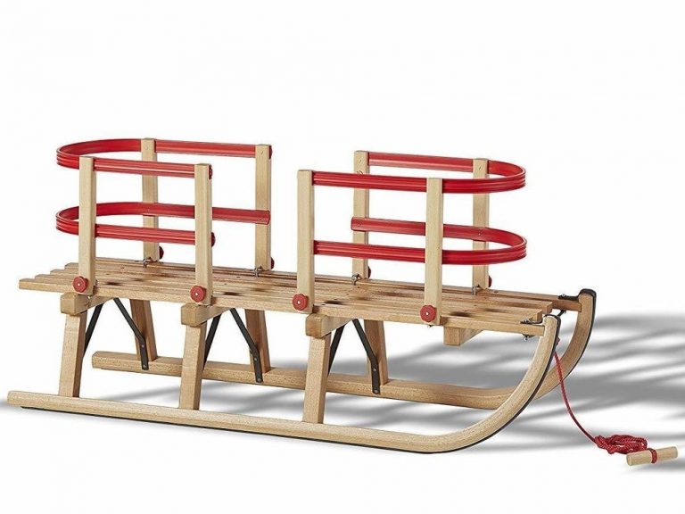 Set De Luge En Bois Gloco Davos Cm Traineau Double Achatdeluge Fr