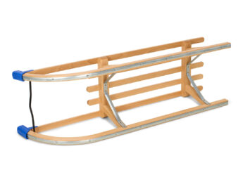 Luge en bois Davos 100cm – Image 3
