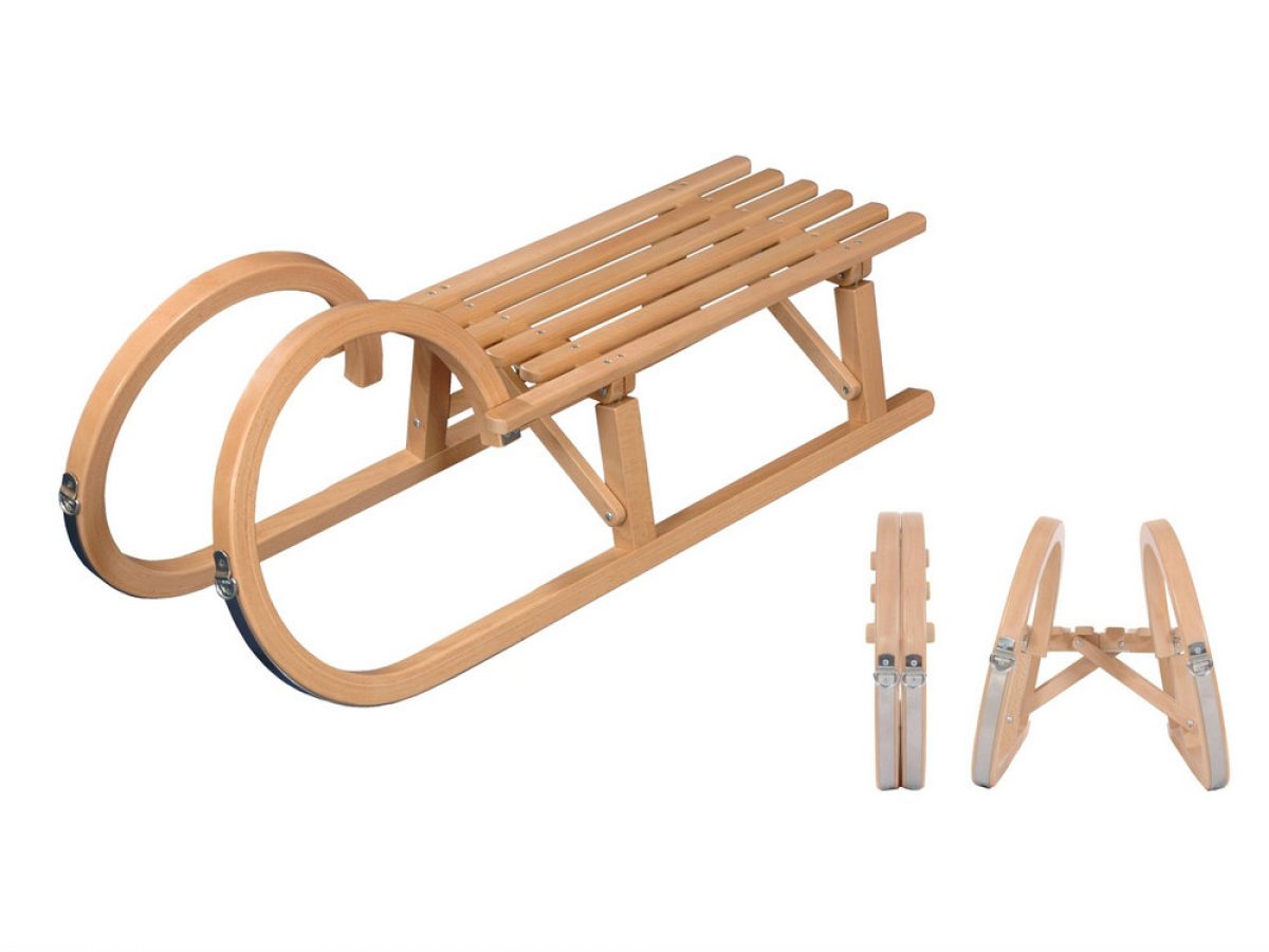 Small Foot Luge Pliante en Bois 