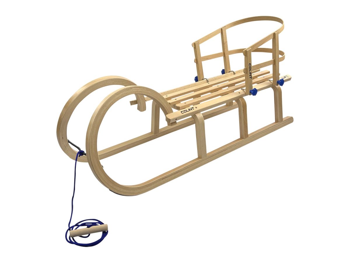 3 Cordes De Luge DAOUZL - 1,85m Avec Poignée Bois - Pour Traîneaux Et Jeux D'Hiver - Multicolor