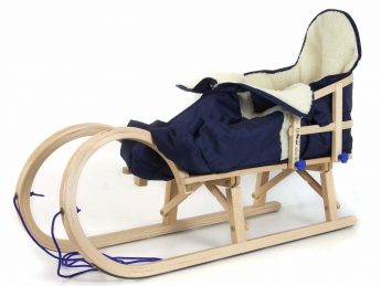 Set De Luge En Bois Pliable 100cm Avec Chanceliere Achatdeluge Fr