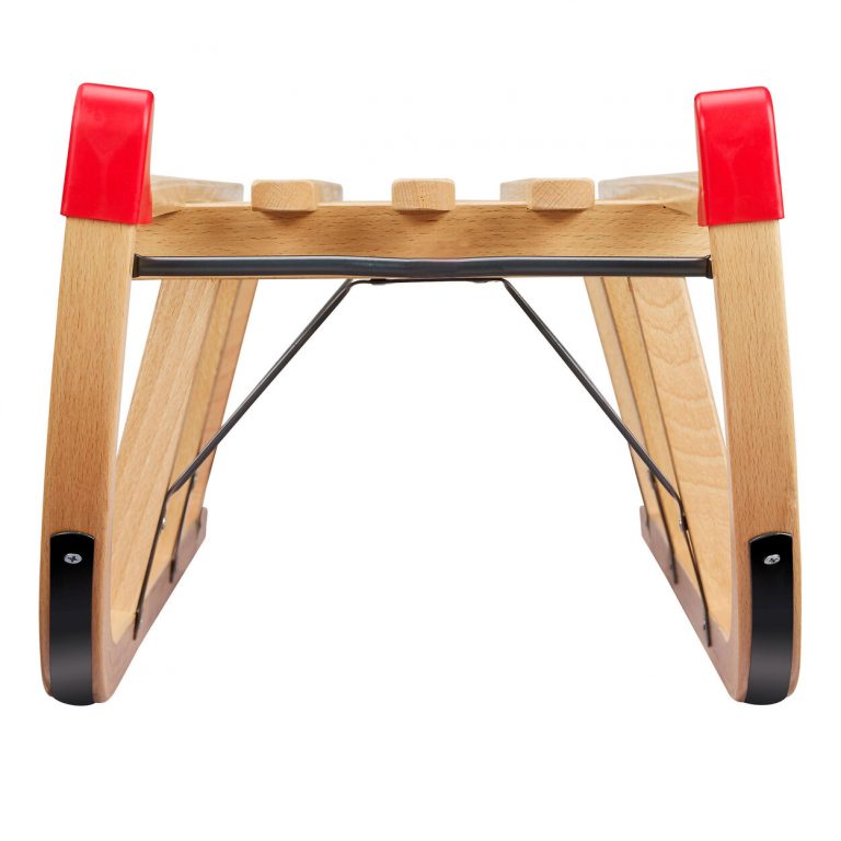 Luge En Bois Alpina Fun Davos 90 Cm – Pour Enfants, Max 75 Kg, Patins En Acier (certifié TÜV/GS) - 8