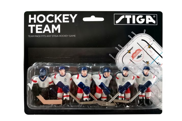 Lot Joueurs pour Stiga jeux de Hockey Team Tchèque peint à la main