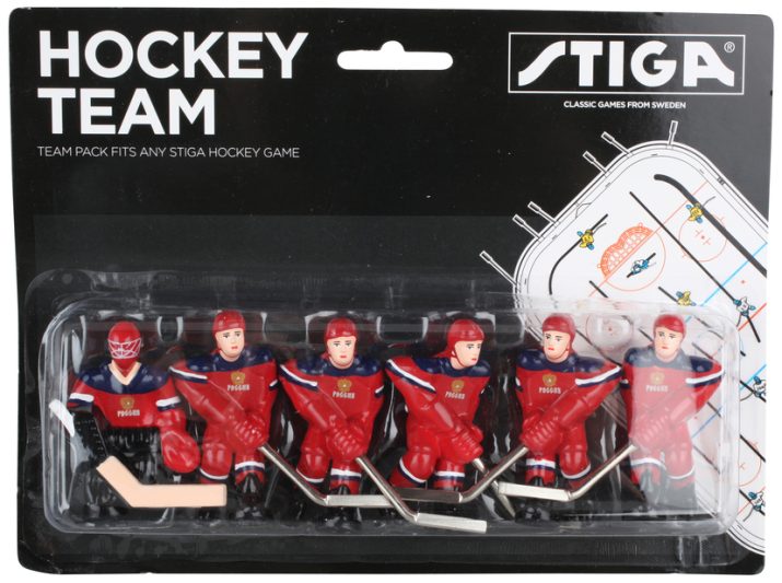 Lot Joueurs pour Stiga jeux de Hockey Team Russie peint à la main