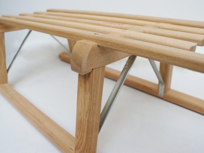 Luge en bois classique Gloco Davos 100cm – Image 3