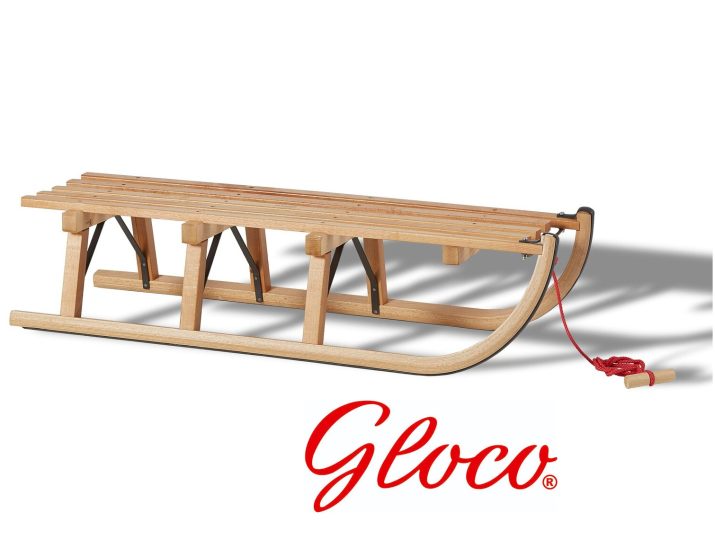 Luge en bois Gloco Davos 100cm Très Fort
