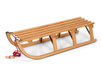 Alternative view of Set de luge en bois Gloco Davos 100cm siège long
