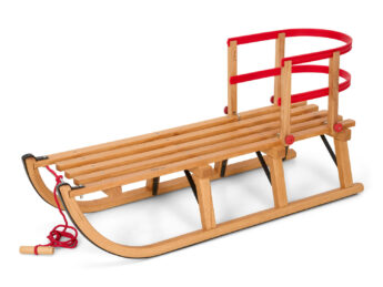 Set de luge en bois Gloco Davos 100cm siège long