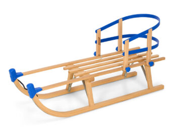 Luge Davos 100cm avec Siège pour Luge Bois